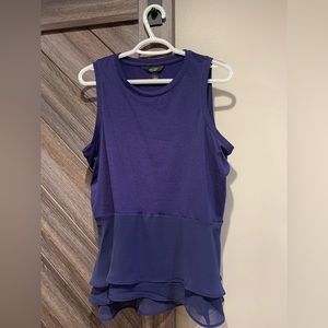 Simply Vera Vera Wang Ruffled peplum top